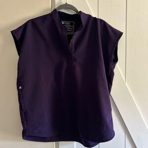 Figs Women's Purple Jam Scrub set-small top/MP pants